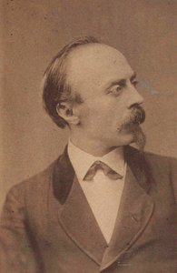 Retrato del compositor Hans von Bülow 1830-1894, c. 1875 de Fritz Luckhardt