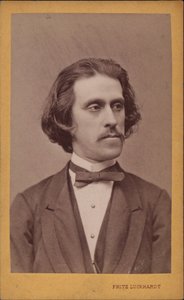 Retrato del compositor Josef Strauss de Fritz Luckhardt