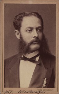 Retrato del compositor Wilhelm Westmeyer 1829-1880