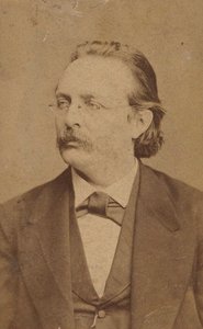 Retrato del organista y compositor Edmund Kretschmer 1830-1908, c. 1880 de Fritz Luckhardt
