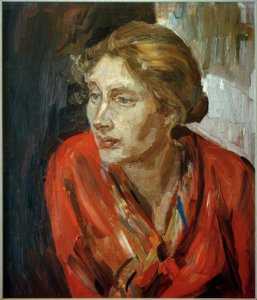 Retrato de la hija Alexandra de Fritz Mackensen