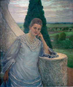 Retrato de la Sra. Gocht, Halle/S. de Fritz Mackensen