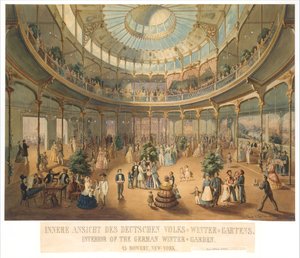 Vista interior del Jardín de Invierno Alemán, 1856 de Fritz Meyer