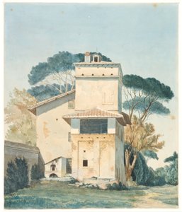 El taller de Rafael en el jardín de Villa Borghese. Roma de Fritz Petzholdt