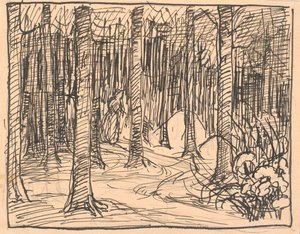 Profundamente en el bosque los caminos se cruzaron... de Fritz Syberg