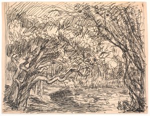 Un lago en el bosque de Fritz Syberg