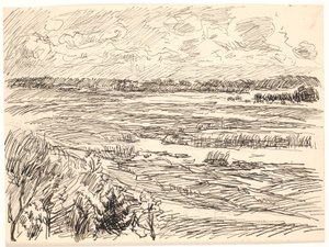 Paisaje del Mosela de Fritz Syberg
