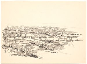 Estudio para paisaje del Mosela de Fritz Syberg