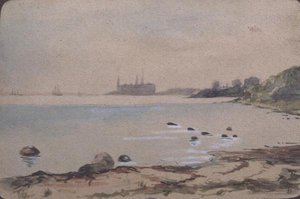 La playa, Kronberg Helsinger de Fritz Syberg