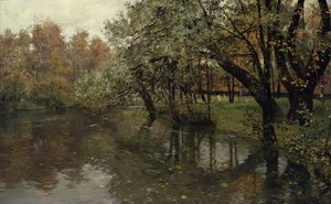 Día de otoño por Akerselva de Fritz Thaulow