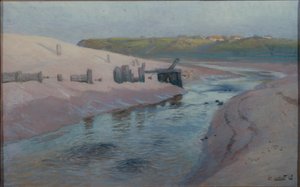 escena costera de Fritz Thaulow