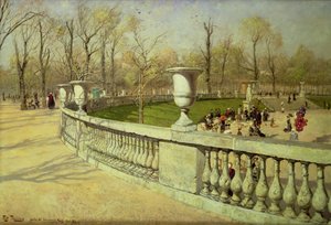 Jardín de Luxemburgo, 1883 de Frits Thaulow