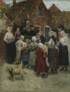 Organillero en Zandvoort de Fritz von Uhde