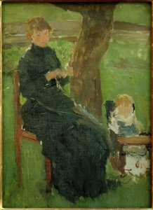 Madre e hijo de Fritz von Uhde