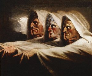 Las Hermanas Extrañas Las Tres Brujas, ca 1782