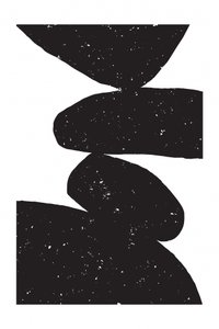 Piedras abstractas equilibradas