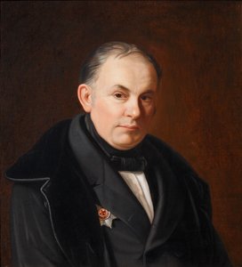 Retrato del poeta Vasily Zhukovsky 1783-1852, 1854