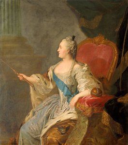 Ruso: "Retrato de Catalina II " Retrato de Catalina II de Fyodor Rokotov