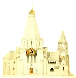 Diseño para la iglesia de Balakovo