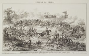 La batalla de Chang-Kia-Onang, antes de Tong-Cheou, 18 de septiembre de 1860, de La guerra en China, 1862 de G.C. de Fortavion