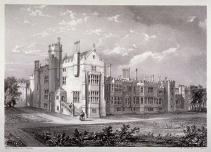 Vista del Palacio de Lambeth, Londres, c. 1830