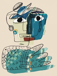 Reflejo abstracto de un rostro de GIovanna Gil Alves