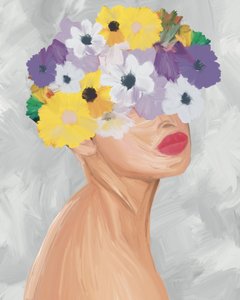 Corona de flores de colores vivos de GIovanna Gil Alves