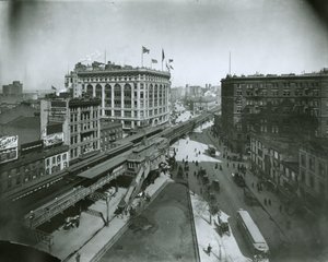 Broadway, norte desde la calle 32, Ciudad de Nueva York de G.P. Hall und Sohn