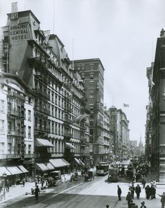 Broadway mirando al norte desde Bond Street, Ciudad de Nueva York de G.P. Hall und Sohn