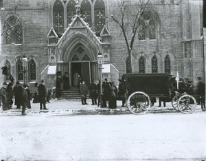 Funeral de la Sra. Gilbert, Iglesia Reformada Holandesa de Bloomingdale, Ciudad de Nueva York de G.P. Hall und Sohn