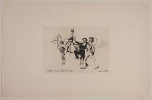 "Caballero, muerte y diablo"
