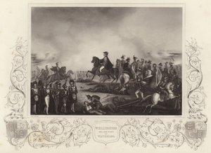 El Duque de Wellington y su estado mayor en Waterloo