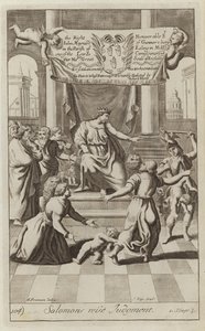 El juicio sabio de Salomón de G Freman
