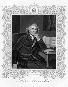 John Hunter 1728-1793, cirujano escocés, siglo XIX