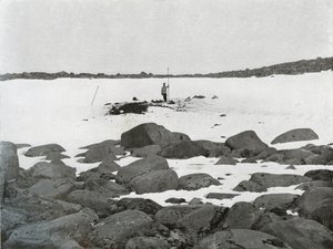 Exterior de un iglú, c1911 de G. Murray Levick