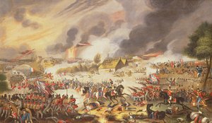 La batalla de Waterloo, 18 de junio de 1815, 1842 de G. Newton