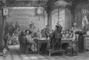 Cena en la Casa de un Mandarín, 1843