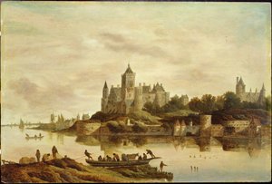 Vista de Het Valckhof, Nimega de G. W. Berckhout