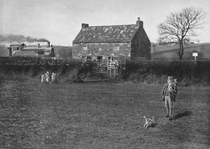 Lugar de nacimiento de George Stephenson, Wylam, c1896