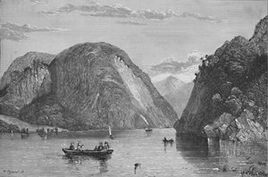 Deslizamiento de Rogers, Lago George, 1838, 1883 de G. Wyand
