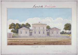 Escuelas de Kennington, Camberwell New Road, Lambeth, Londres, 1826