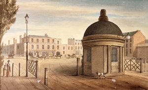 El peaje en New Kent Road, Southwark, Londres, 1825 de G Yates