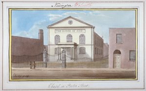 Vista de la capilla en Penton Street, Southwark, Londres