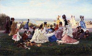 Domingo en Bellevue, 1874 de Gabriel Amable de Lafoulhouze