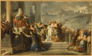 La muerte de Virginie, 1759 de Gabriel Francois Doyen