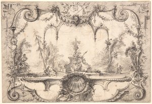 Jardines de Baco de Gabriel Huquier