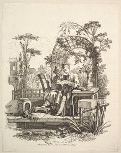 Hombre y mujer leyendo