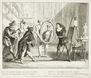 Placa del Livre de Scènes Comiques de Gabriel Huquier