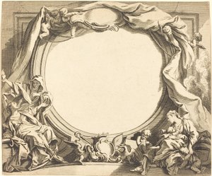 Fe y caridad de Gabriel Huquier after François Boucher