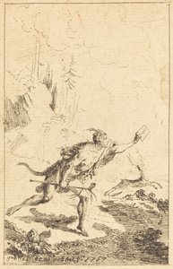 Enviado a M. de Saint-Denis por M. de Belle-Isle, prisionero [izquierda]